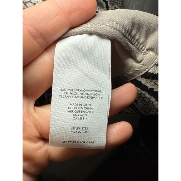 Cabi python double breasted blazer womens 6 career office business chic work - Picture 4 of 9